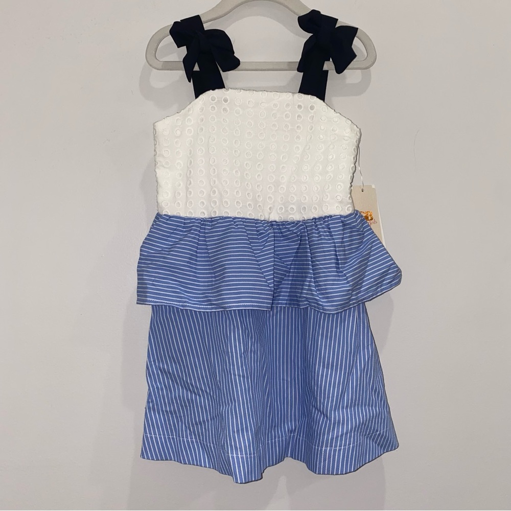 Eyelet Lace Ruffle Dress - Picture 8 of 8